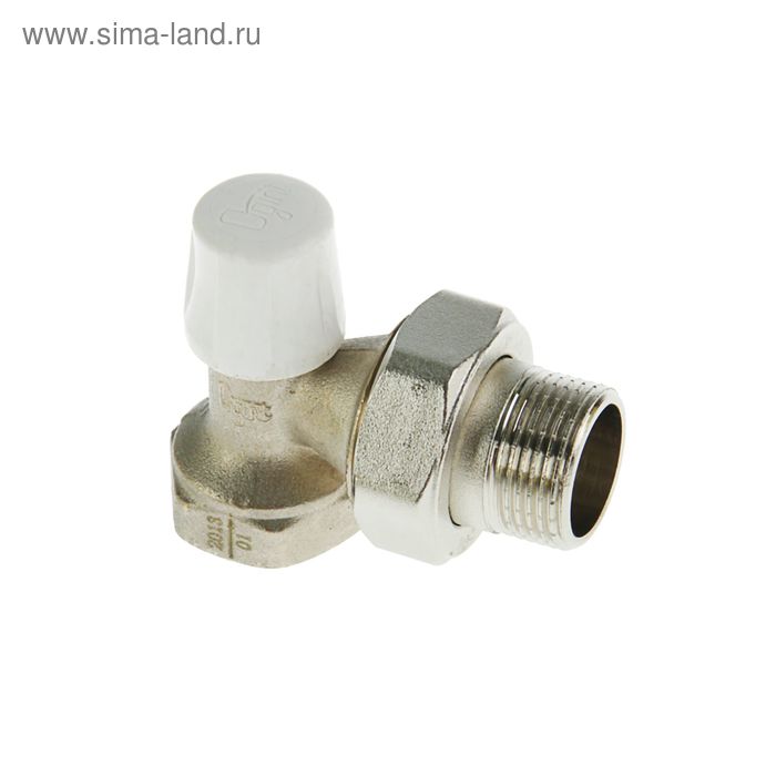 

Клапан запорный Ogint, для радиатора 3/4", угловой