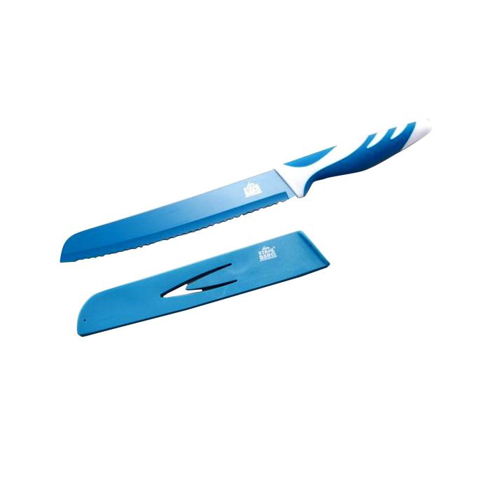 Нож хлебный Rainbow, в пластиковом чехле Stahlberg, 20 см