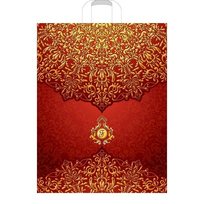 Пакет "Камея", полиэтиленовый с петлевой ручкой, 31 х 40 см, 60 мкм