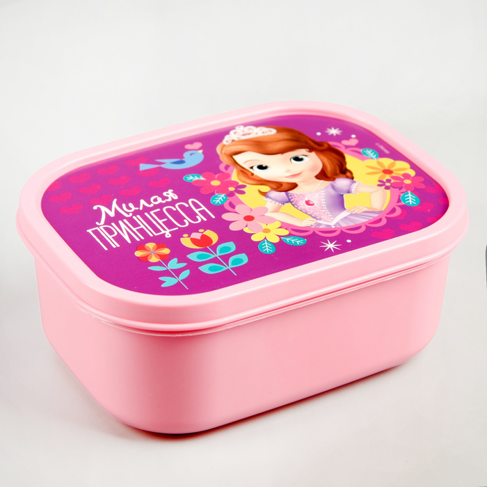 Ланч-бокс прямоугольный, 500 мл, Принцесса София