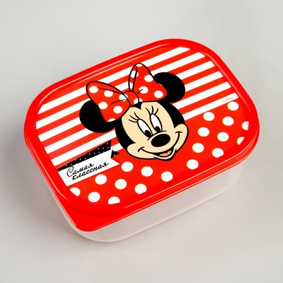 Ланч-бокс прямоугольный, 500 мл, Минни Маус "Самая красивая"