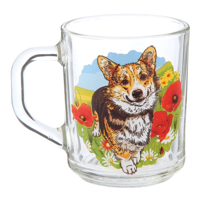 Кружка 200 мл "Собачки", рисунок МИКС