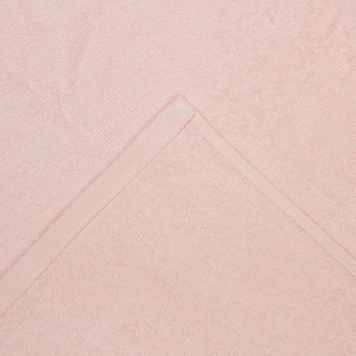 Полотенце махровое "Два сердца как одно", 45х90 см, цвет розовый, 400 гр/м