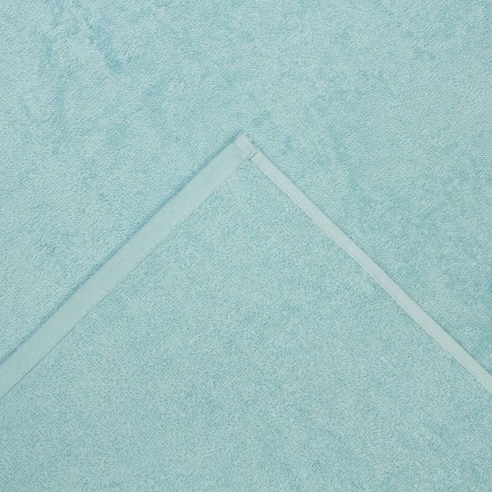 Полотенце махровое "Два сердца как одно", 45х90 см, цвет голубой, 400 гр/м