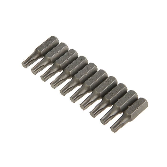 Набор бит, TORX, TX 25х25 мм, 10 шт