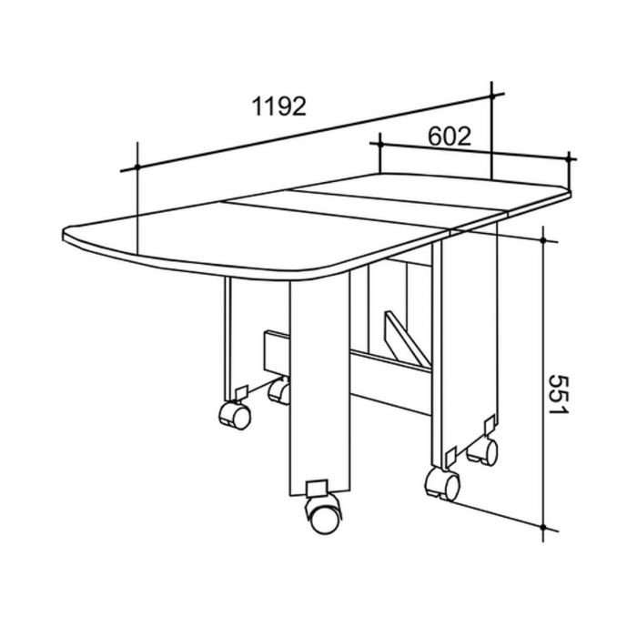 Стол "Журнальный", дуб сонома