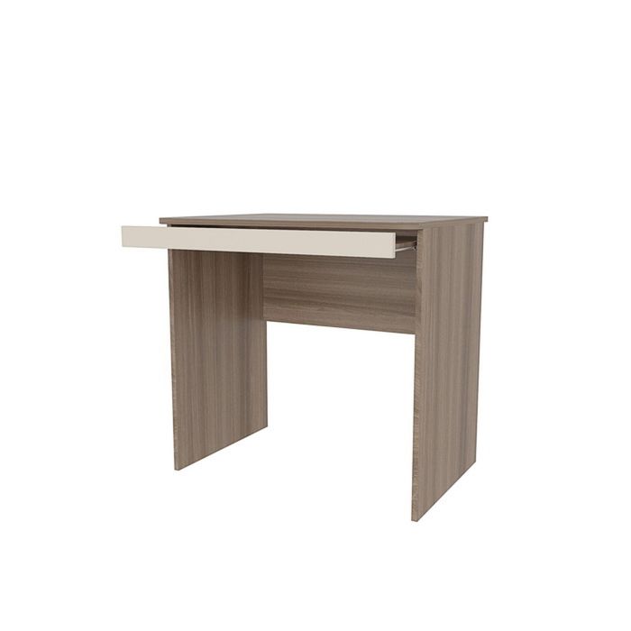 Стол компьютерный 900 "Галерея", ясень шимо тёмный/крем