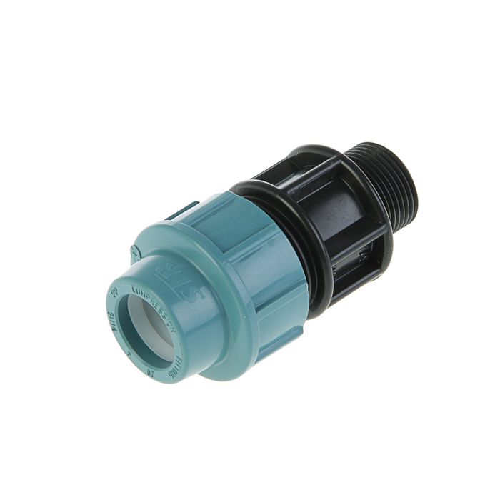 Муфта ПНД STR, 20 мм х 3/4", наружная резьба