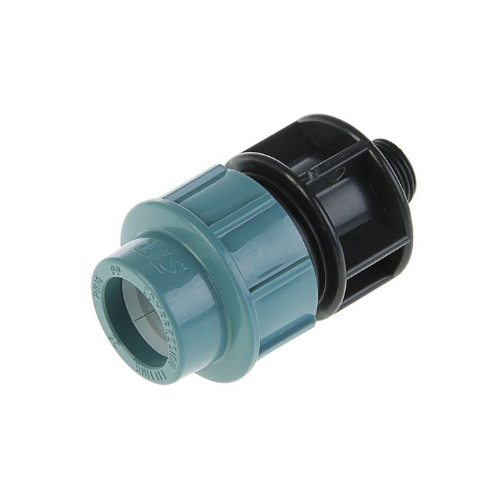 Муфта ПНД STR, 25 мм х 1/2", наружная резьба