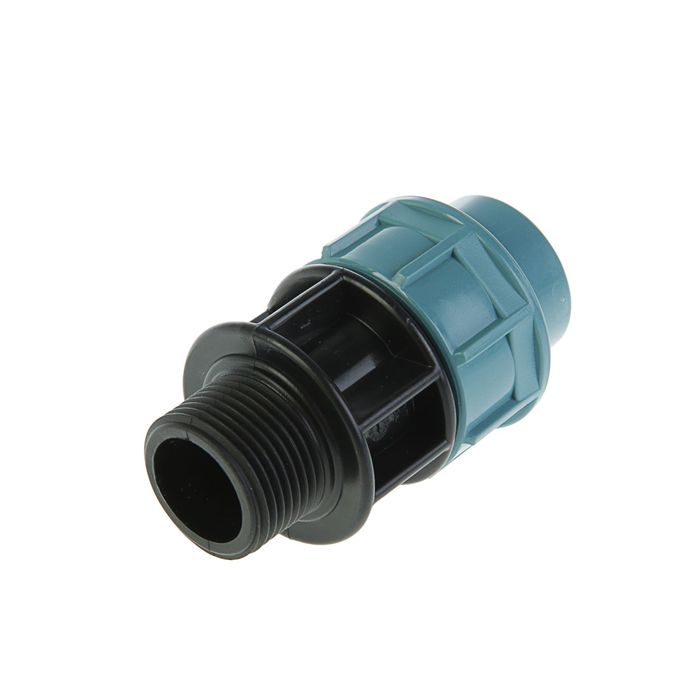 Муфта ПНД STR, 25 мм х 1", наружная резьба