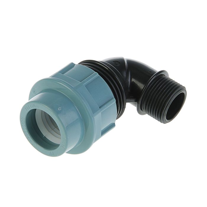 Угол ПНД STR, 32 мм х 1", наружная резьба