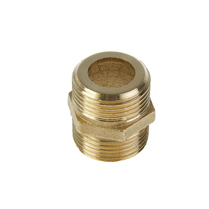 Ниппель "Никифоров",  3/4" наружная резьба, латунь