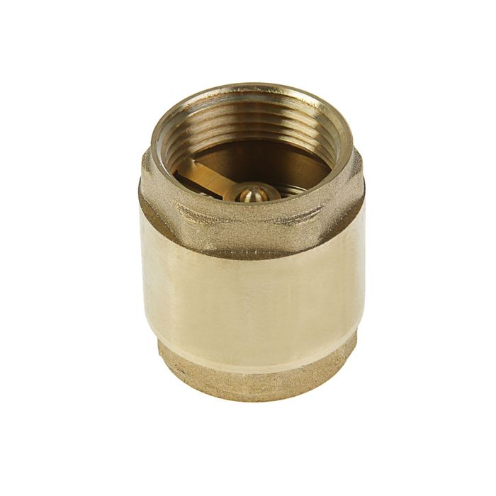 Клапан обратный "Никифоров", 1", внутренняя/внутренняя резьба, латунный сердечник