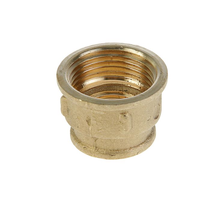 Муфта переходная "Никифоров", 3/4" х 1", внутренняя резьба, латунь