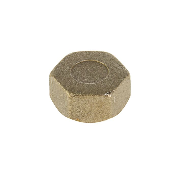Заглушка "Никифоров", 1/2", внутренняя резьба, латунь