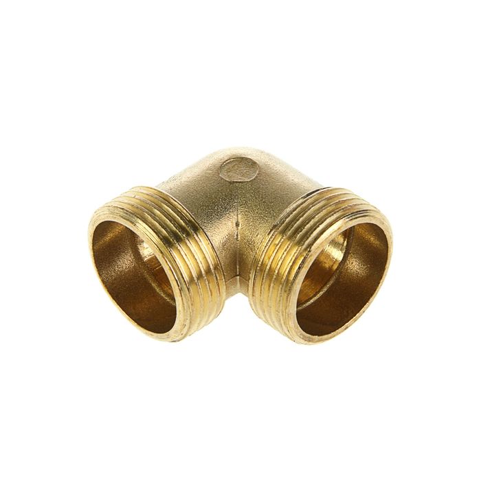 Угол "Никифоров", 1", наружная резьба, латунь