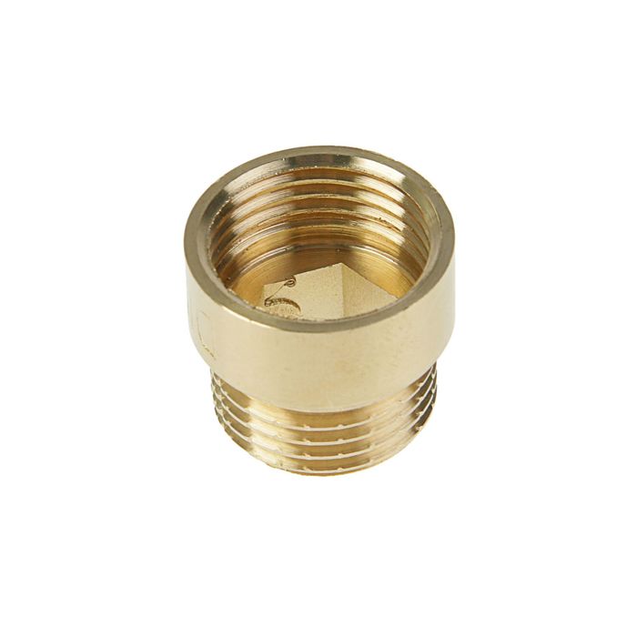 Удлинитель "Никифоров", 1/2" х 10 мм внутренняя/наружная резьба, латунь