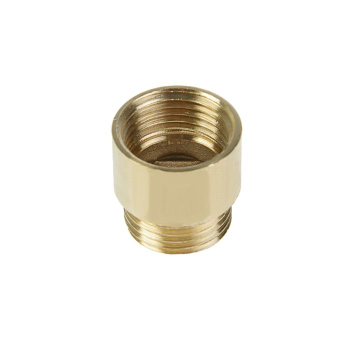 Удлинитель "Никифоров", 1/2" х 15 мм внутренняя/наружная резьба, латунь