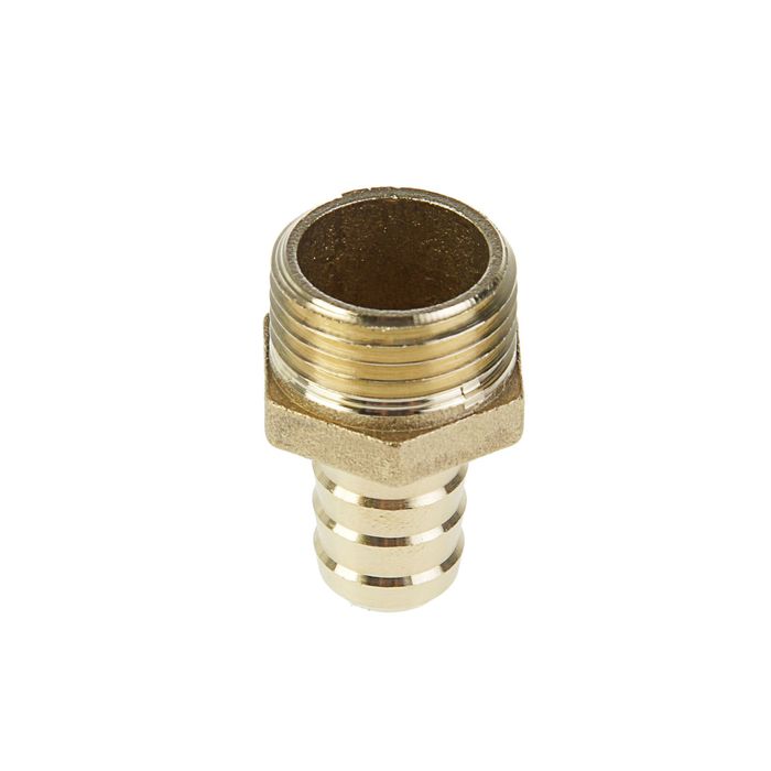 Штуцер "Никифоров", 1/2" х 14 мм наружная резьба, латунь