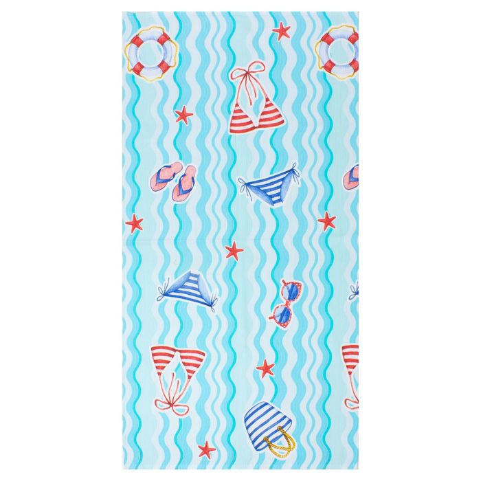 Полотенце банное вафельное "Купальник" 80х150 см, 176 г/м2, хлопок 100%