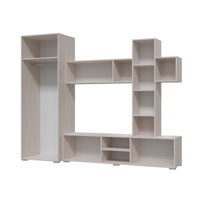 Стенка КУБИКА Бодега светлый/темый