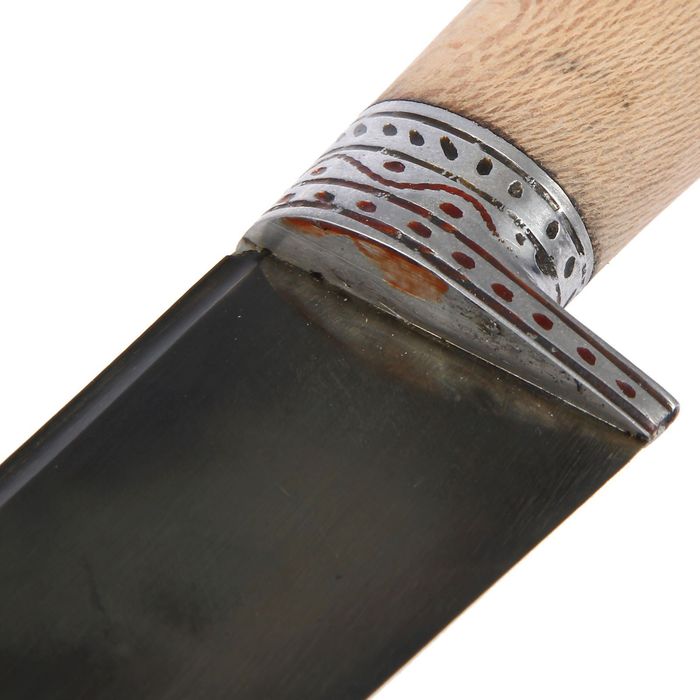 Пчак Шархон большой, рукоять из дерева, гарда с гравировкой