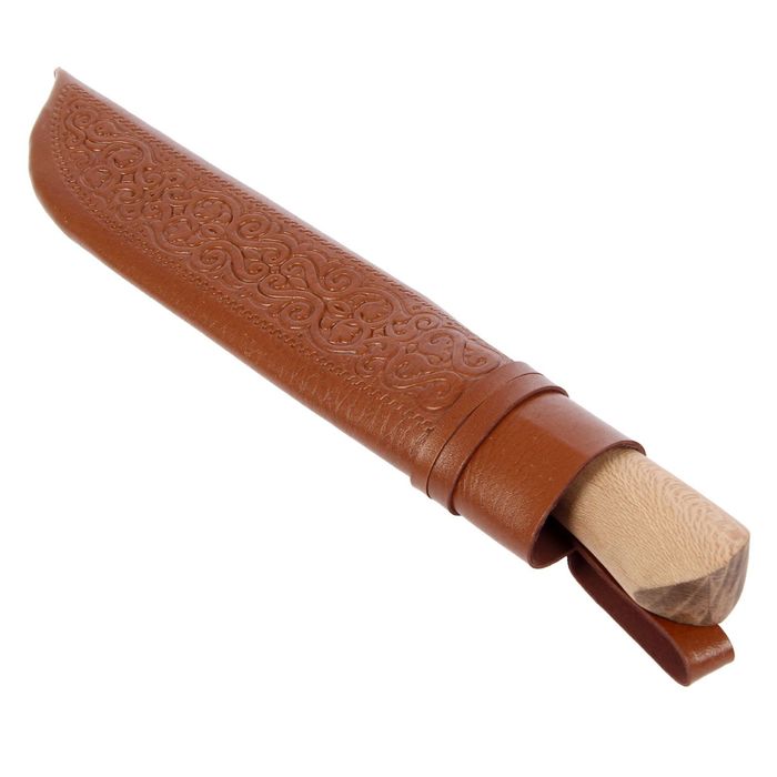 Пчак Шархон большой, рукоять из дерева, гарда с гравировкой