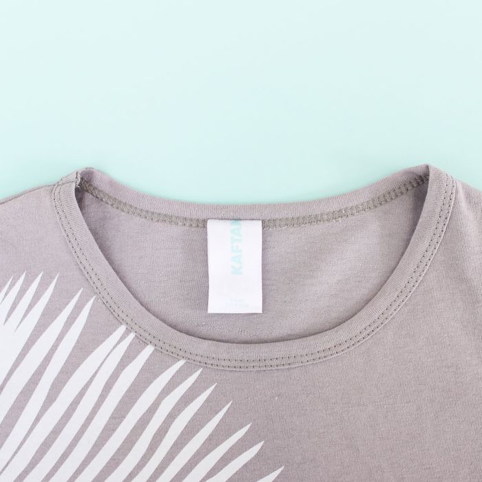 Футболка без рукавов KAFTAN "№1", рост 110-116 (32), 5-6 лет, цвет серый