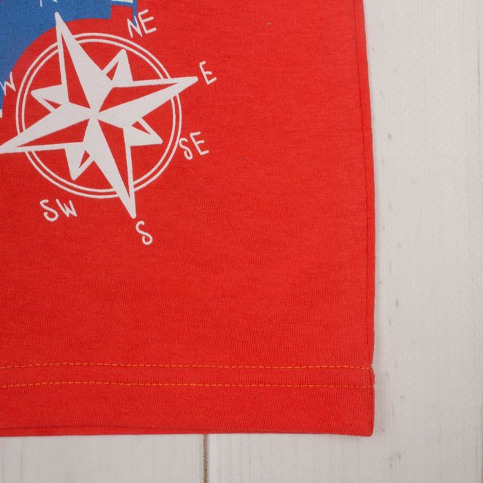 Футболка детская KAFTAN "Пираты", рост 110-116 (32), 5-6 лет, цвет красный