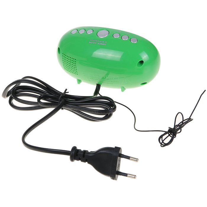 Часы-радиобудильник RITMIX RRC-616 GREEN, зелёные