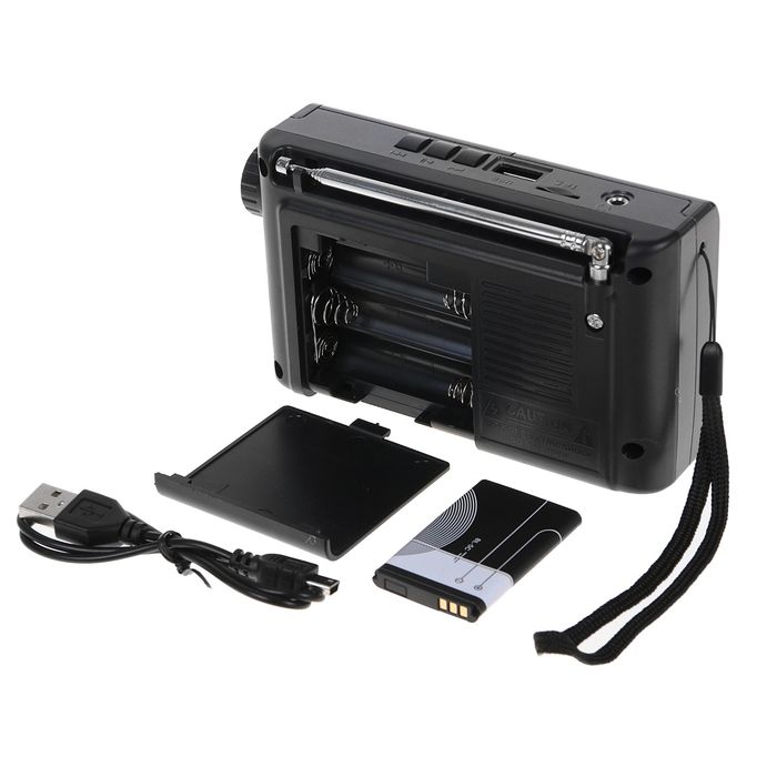 Радиоприёмник RITMIX RPR-151, функция MP3-плеера, аккумулятор