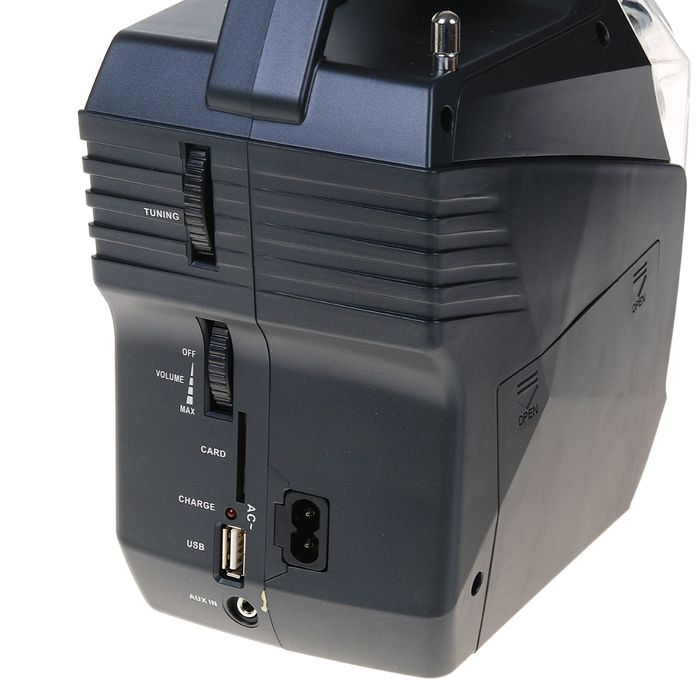 Радиоприёмник RITMIX RPR-505, функция MP3-плеера, аккумулятор, 2 фонаря