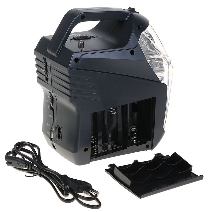 Радиоприёмник RITMIX RPR-505, функция MP3-плеера, аккумулятор, 2 фонаря