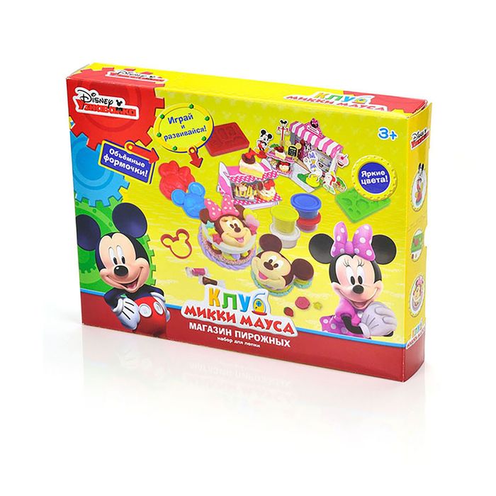 Набор для лепки Disney Клуб Микки Мауса "Магазин пирожных" 6 цв., аксесс.