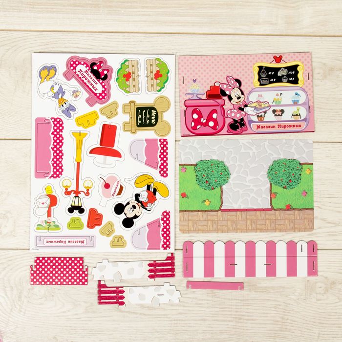 Набор для лепки Disney Клуб Микки Мауса "Магазин пирожных" 6 цв., аксесс.