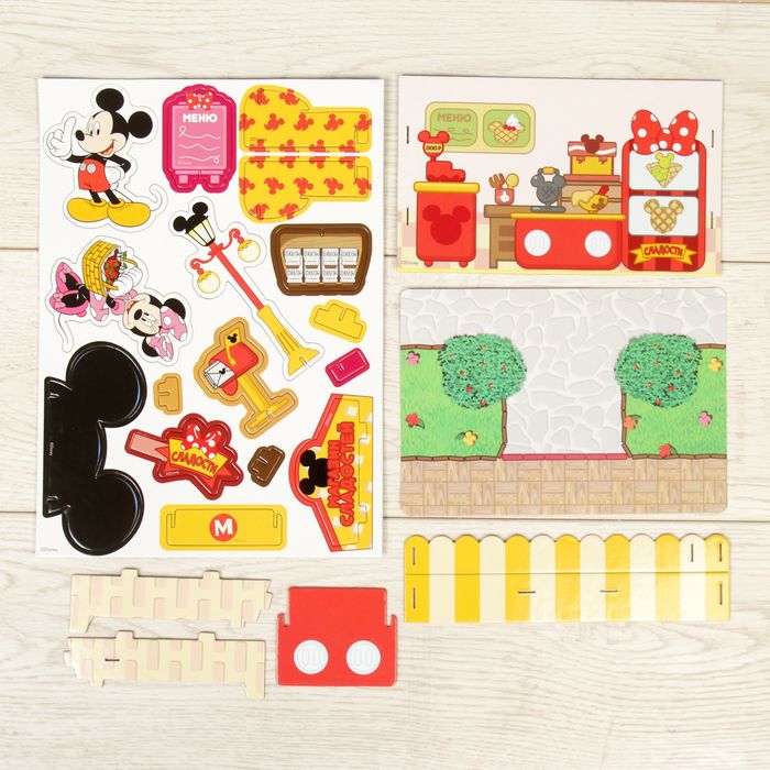 Набор для лепки Disney Клуб Микки Мауса "Магазин сладостей" - 6 цв, аксесс.