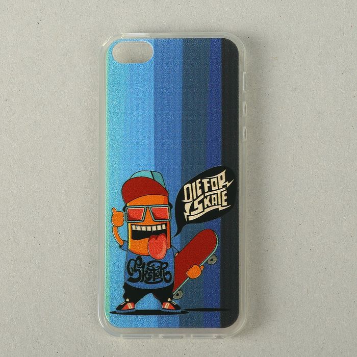 Чехол для задней панели Caseguru iPhone 5,5S, рисунок "Молодежные" скейтбордист