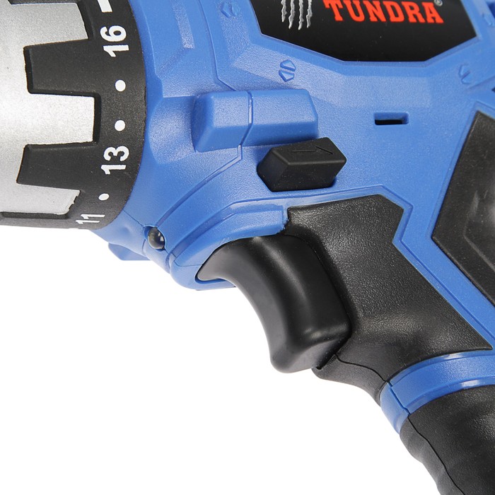 Дрель-шуруповерт TUNDRA comfort аккумуляторный, 12V, 0-550 об/мин, 1200mA, Ni-Cd, DSHA-006-12-02