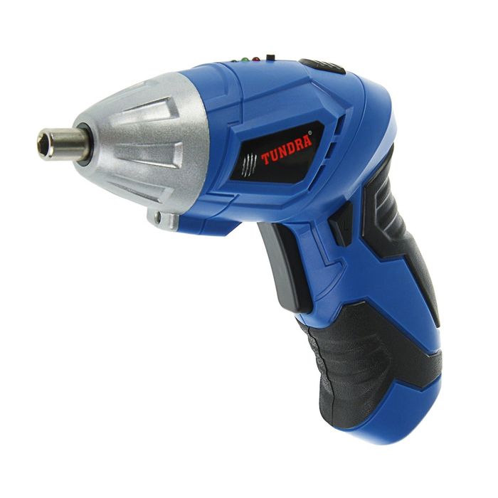 Отвертка TUNDRA comfort аккумуляторная, 4,8V, 180 об/мин, 600mA, Ni-Cd, OA-003-4,8