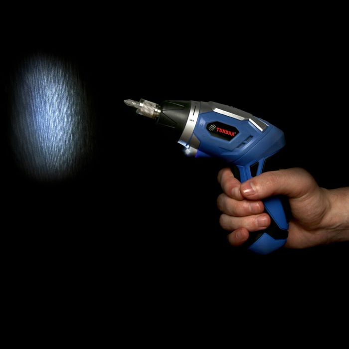 Отвертка TUNDRA comfort аккумуляторная, 3,6V, 180 об/мин, 1300mA, Li-Ion, OA-005-3.6
