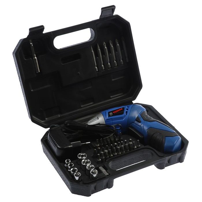 Отвертка TUNDRA comfort аккумуляторная, 3,6V, 180 об/мин, 1300mA, Li-Ion, OA-006-3.6