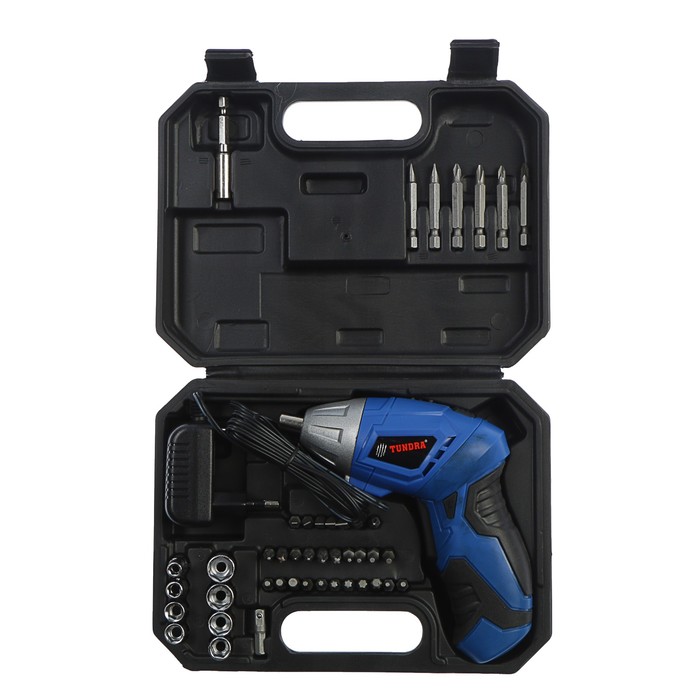 Отвертка TUNDRA comfort аккумуляторная, 3,6V, 180 об/мин, 1300mA, Li-Ion, OA-006-3.6