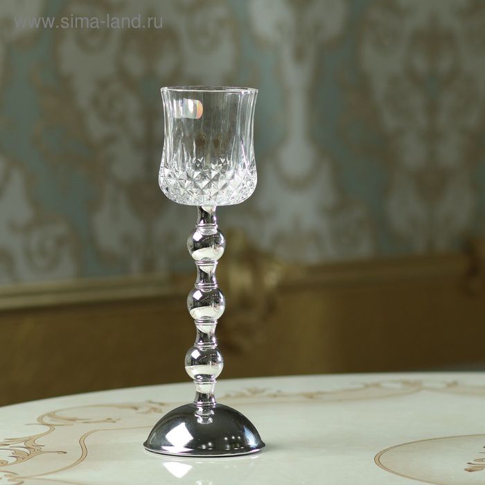 

Подсвечник стекло "Диана" 29,5х9х9 см