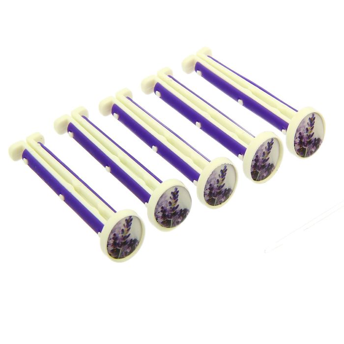 Ароматизатор клипса в дефлектор "Лаванда", 5 шт