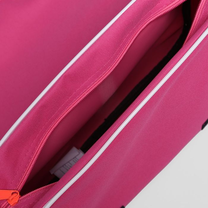 Сумка детская на клапане "Катюша", 1 отдел, длинный ремень, цвет розовый