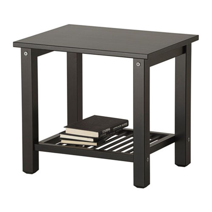 Тумба прикроватная, цвет черно-коричневый РИКЕНЕ