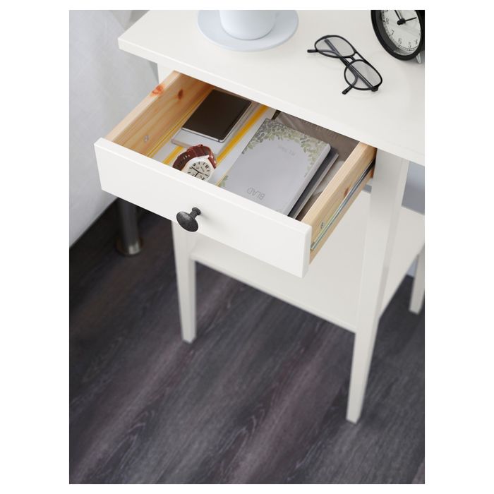 Тумба прикроватная, белая морилка ХЕМНЭС