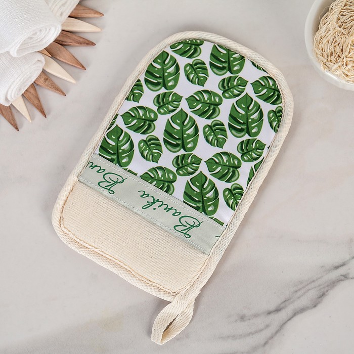 Мочалка-рукавица"Прованс", сизаль