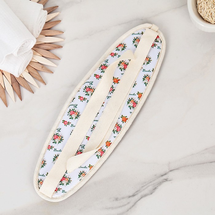 Мочалка длинная "Прованс", лён