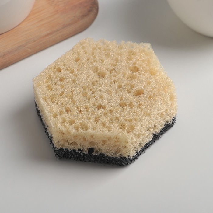 Губка из поролона для деликатных поверхностей GRIFON, 1 шт, в упаковке